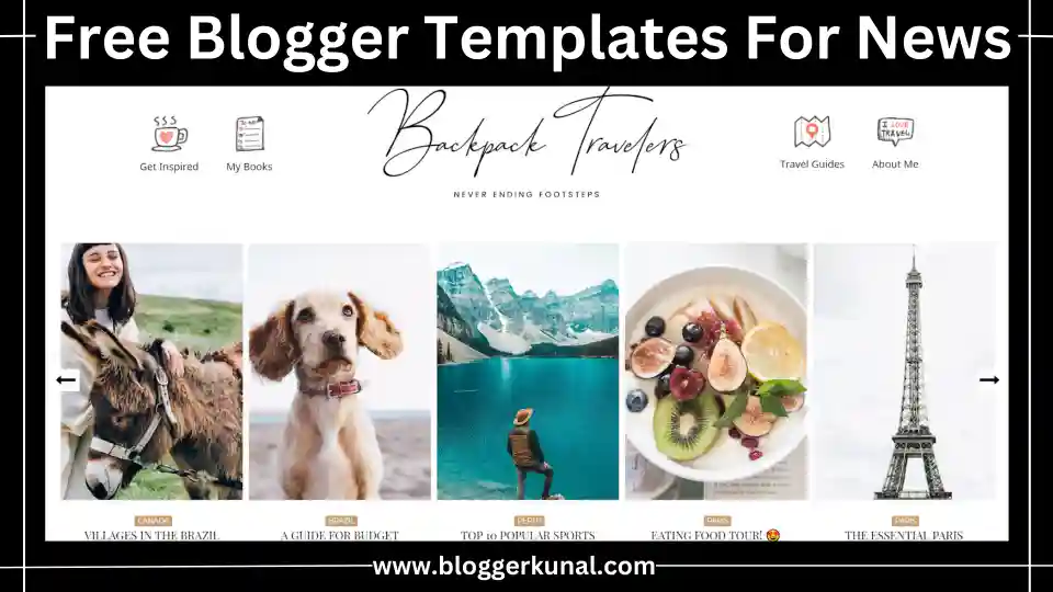 Free Blogger Templates For News